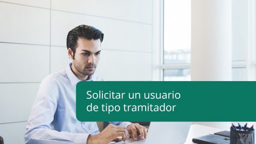 Solicitar un usuario de tipo tramitador